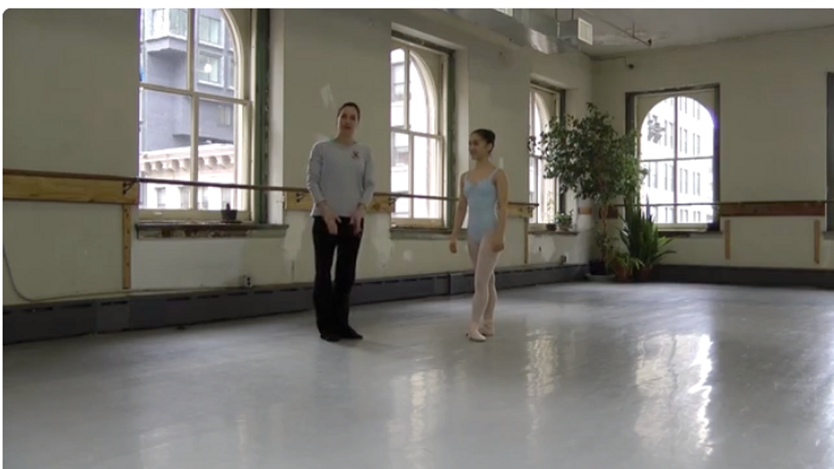 Chevalier Ballet's Artistic Director Sara Knight Teaches SLK Alumna, Erina Tanaka